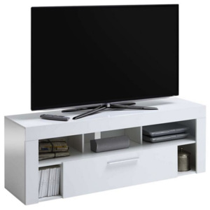 TV stolek Vibio 1 Up, bílý lesk