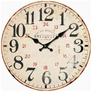 Nástěnné hodiny Antiquité, 34 cm