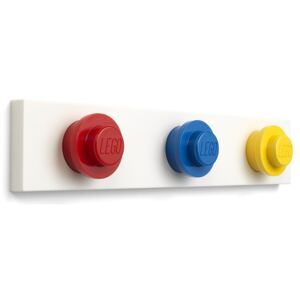 Lego, Nástěnný věšák Wall Hanger | červená, modrá, žlutá