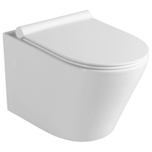 SAPHO - PACO WC závěsné, 36x52,5 cm, WC sedátko Slim Soft Close (PZ1012)