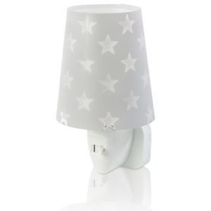 Dalber 81215E LED dětská noční orientační lampička Stars Grey 1x0,3W|E14 - šedá
