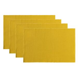 MERADISO® Prostírání, 4 kusy (žlutá)