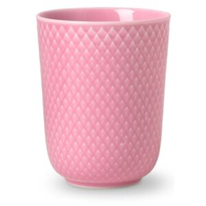Lyngby Porcelæn Porcelánový hrnek Rhombe Pink - 330ml
