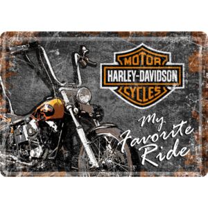 Nostalgic Art Plechová pohlednice - Harley-Davidson My Favourite Ride