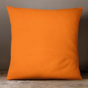 Goldea bavlněný povlak na polštář - oranžový 45 x 45 cm