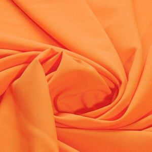 Goldea dekorační jednobarevná látka rongo oranžová - šířka 150cm 150 cm