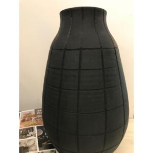 Animadecor Váza keramická černá Isaac 40cm