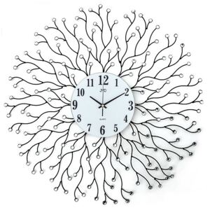 Luxusní kovové obrovské nástěnné designové hodiny JVD HJ73 pr. 70cm (POŠTOVNÉ ZDARMA!!)