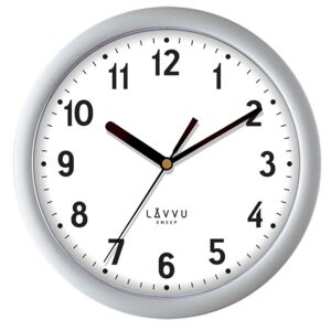 Stříbrné metalické hodiny LAVVU BASIC Metallic Silver LCS2021 ( )