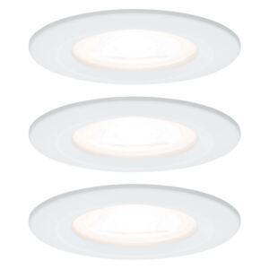 Vestavné svítidlo LED Nova kruhové 3x6,5W GU10 bílá mat nevýklopné - PAULMANN