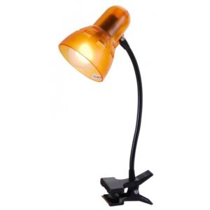 Dětská stolní lampička s klipem CLIP, oranžová Globo CLIP 54852