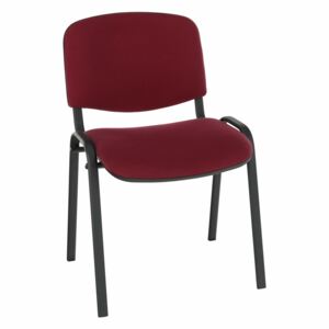 Kancelářská konferenční židle, bordó, ISO NEW