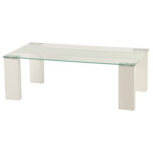 Konferenční stolek Emma, 130 cm, bílá (Konferenční stolek Emma, 130 cm, bílá, skladem 1 ks)
