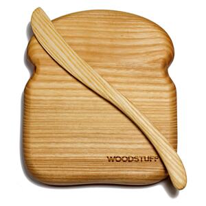 Dřevěné servírovací prkénko WOODSTUFF - Loaf rozměr: 16x19 cm