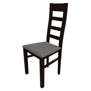 Židle JK47, Barva dřeva: ořech, Potah: ekokůže Soft 029