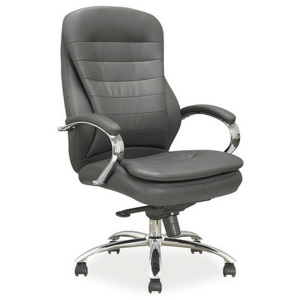 Kancelářská židle WORD, 116-122x65x53x51-57, šedá