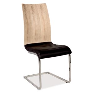 Jídelní židle - H-791, různé barvy na výběr Čalounění: černá/dub sonoma (překližka)