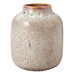 Villeroy & Boch Lave Home beige kameninová váza Nek, 15,5 cm