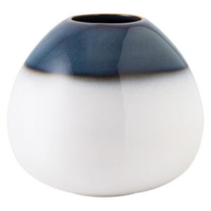 Villeroy & Boch Lave Home bleu kameninová váza Drop, 13 cm