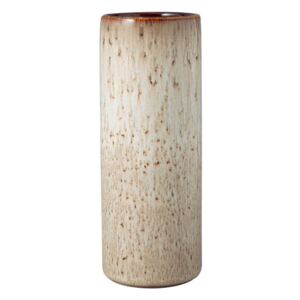 Villeroy & Boch Lave Home beige kameninová váza Cylinder, 20 cm