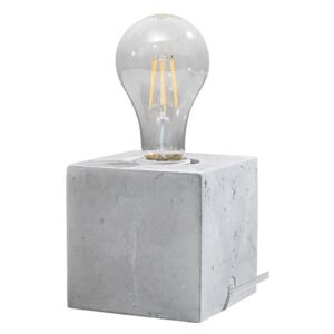 Sollux Stolní lampa ABEL 1xE27/60W/230V beton SLX0430