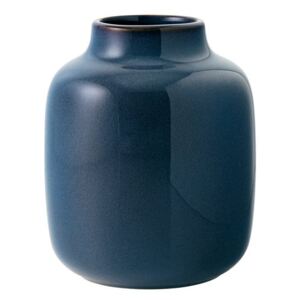 Villeroy & Boch Lave Home bleu uni kameninová váza Nek, 15,5 cm