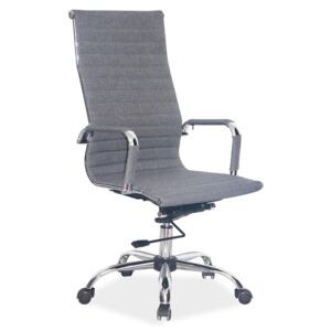 Šedá kancelářská židle Q-040
