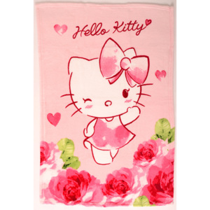 Vesna | Deka mikro Hello Kitty 75x100 cm