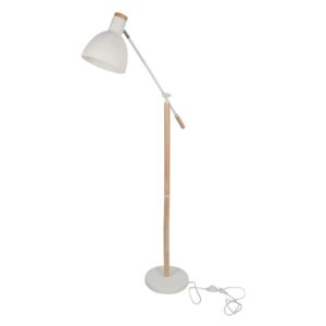 Stojací lampa Timelife kov/dřevo 145cm