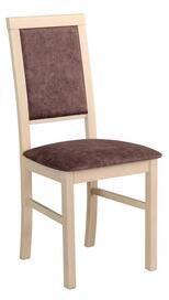 Jídelní židle NILO 3 Bílá Tkanina 1B