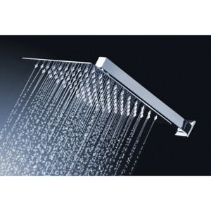 Rea Sprchová hlavice dešťová Ultra Slim čtvercová 20 x 20 cm - Stříbrná