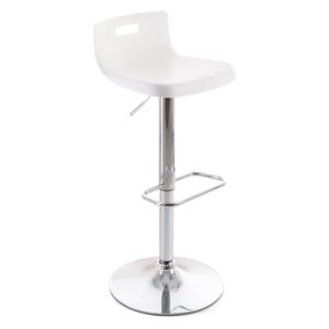 G21 Barová židle Teasa plastová white