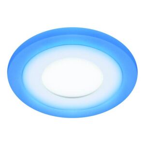 Stropní zápustné koupelnové osvětlení ALINA LED C, 3W + 3W, denní bílá, 105mm, kulaté