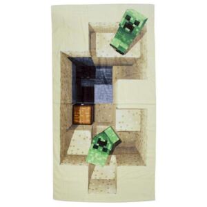 Osuška - ručník Minecraft: Creepers (70 x 140 cm)