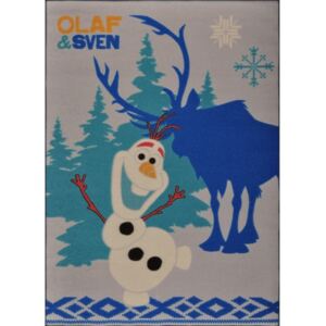 Dětský kusový koberec Frozen 03 Olaf | vícebarevný