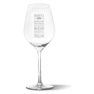 Sklenička na víno SABLIO - Rodina 3 350 ml