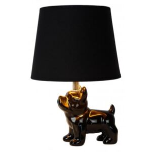 LUCIDE SIR WINSTON Table Lamp E14/40W 31.5H Black /Black stolní lampa