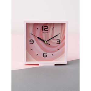 Růžové nástěnné hodiny CH-ZG-A-11884.36P-pink Velikost: 13x13