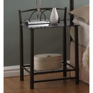 Elegantní noční stolek v černé barvě KN336