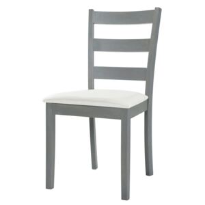 Jídelní čalouněná židle v šedé patinové barvě KN1228