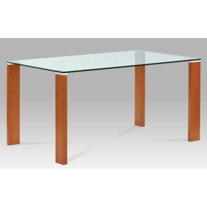Jídelní stůl skleněný barva třešeň BT-6750 TR2