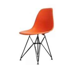 Židle DSR, oranžová (RAL 9005) S24225 CULTY +
