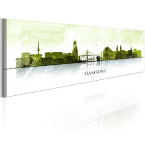 Murando DeLuxe Hamburk: město na vodě Velikost: 100x30 cm