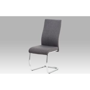 Jídelní židle látková v barvě šedá DCL-450 GREY2