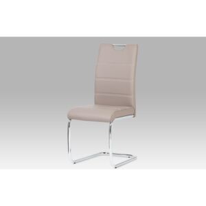 Jídelní židle HC-581 LAN, lanýžová koženka