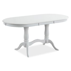 Stůl SAVONA bílý 120(159)x80