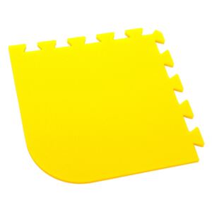 Pěnový koberec Optimal, rohový díl - Žlutá
