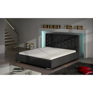 Luxusní postel ANNA 180x200cm, Madryt 165 + úložný prostor - VÝPRODEJ Č. 492