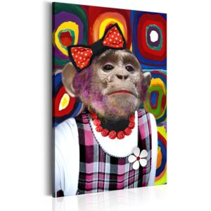 Murando DeLuxe Miss Monkey Velikost: 66x99 cm