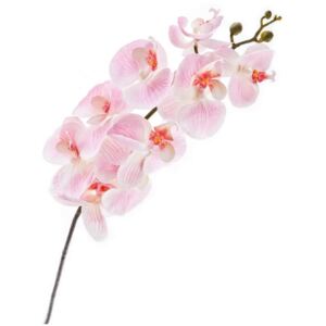 Umělá květina, orchidej růžová 1 ks
